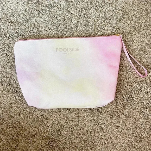 Poolside Womens Tie Dye Water Resistant Travel Organizer Pink Pouch One Size - Picture 3 of 11